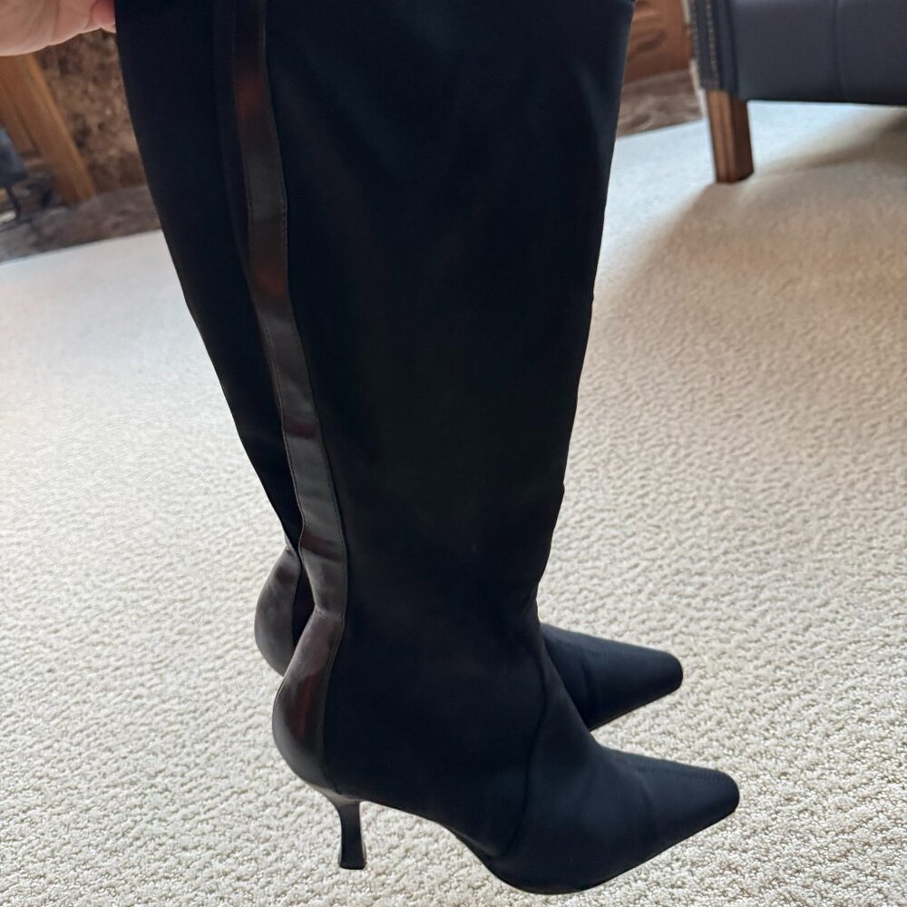 Nine West Black Knee-High Women's Boots Size 7
